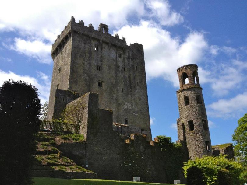 The Blarney Castle! At the top, around the ledge, is where the Blarney Stone is found.