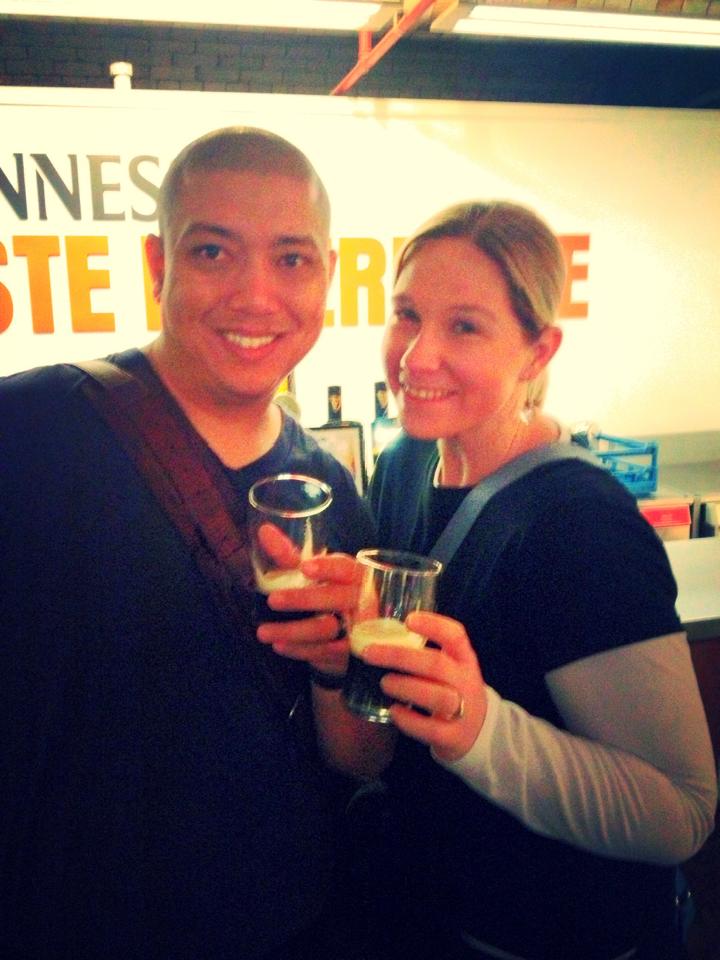 I'm not a huge Guinness fan so I was happy to try the small sample mid-tour, but gave away the large pint of it that they give you at the end of the tour!