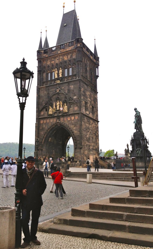 The entrance to the Charles Bridge.