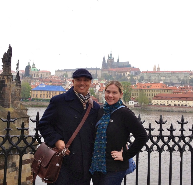 The Prague Castle from the Charles Bridge