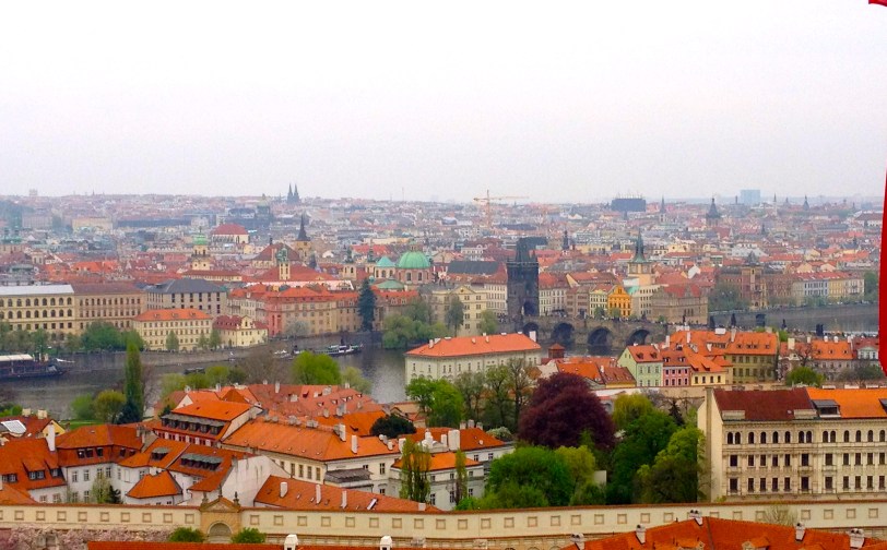A view of Prague from the castle
