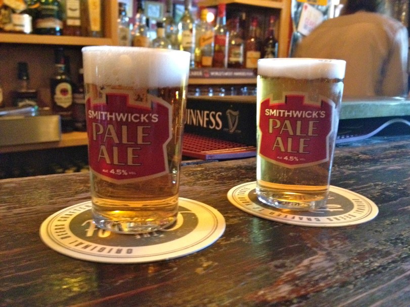 As close to sampling Smithwick's as we were going to get!