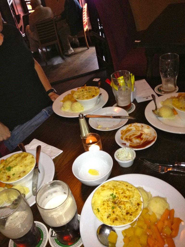 Our yummy dinner of Shepherd's Pie!