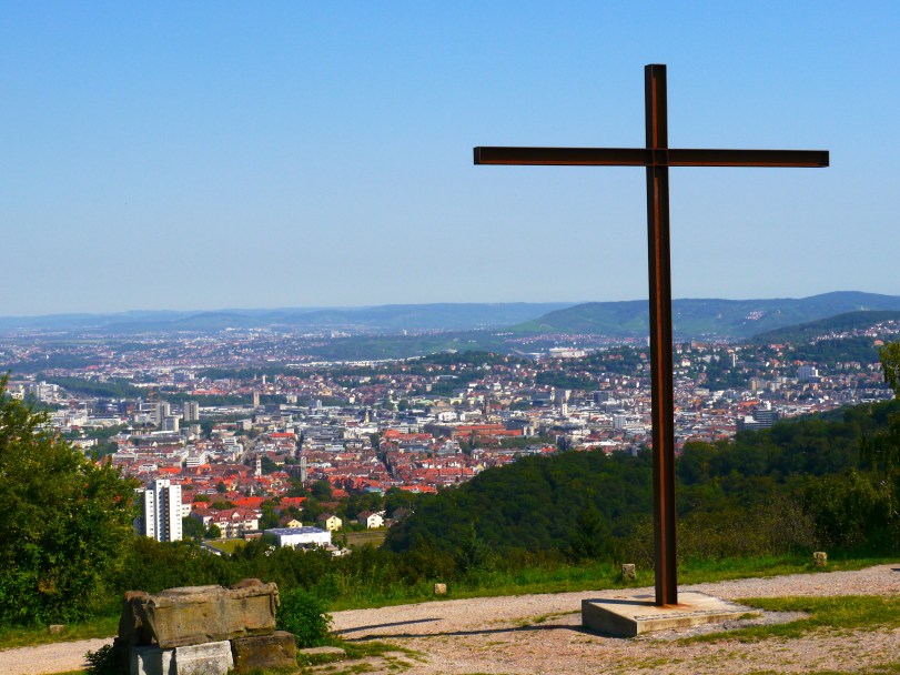 The Birkenkopf - or Rubble Hill - was created after WWII when all the rubble from the bombings was pushed into one area of Stuttgart. The views are spectacular!