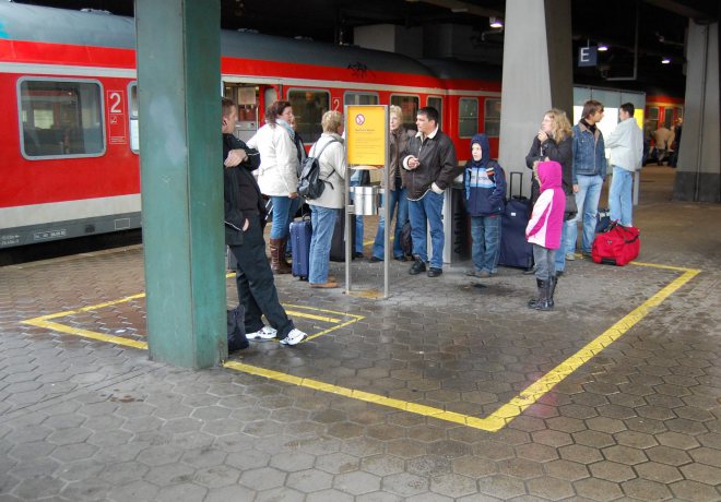 At least the smokers do abide by the smoking zones! That's one positive!