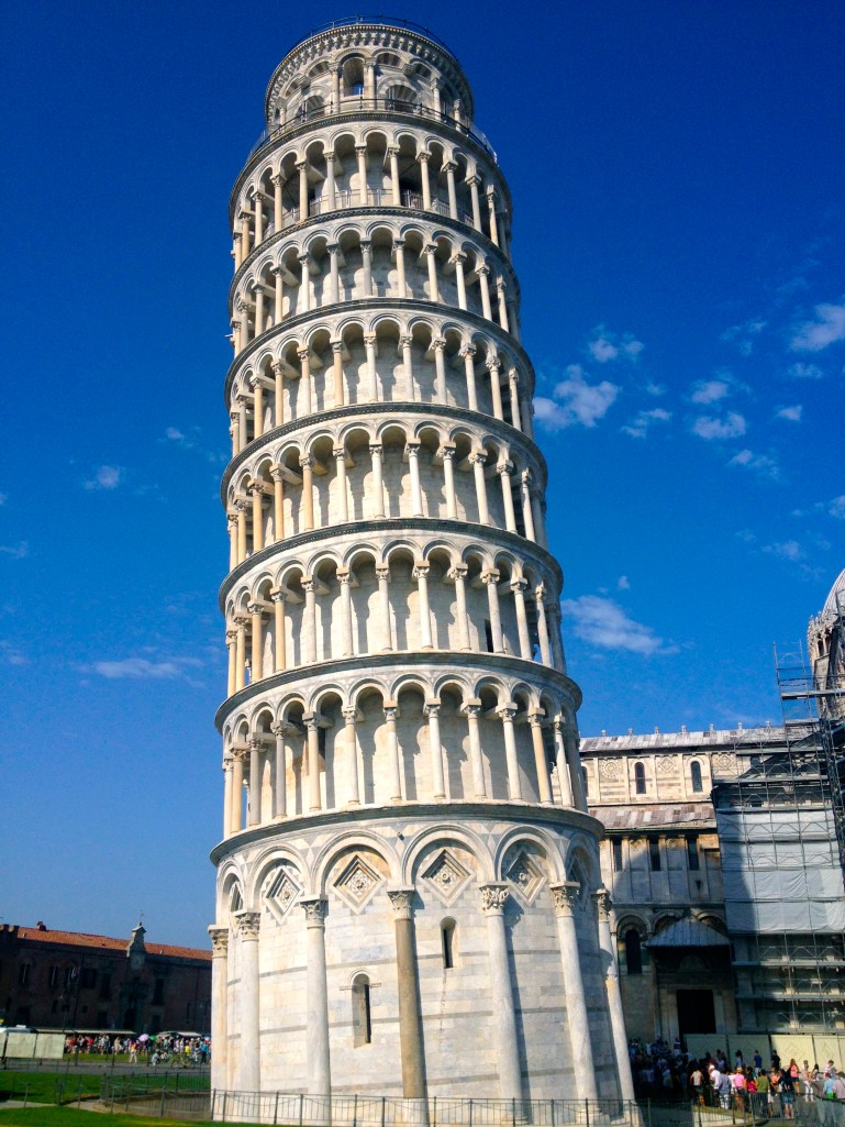This was an unscheduled detour that we added in when we saw how close we were to it. The rumors are true - this tower leans.