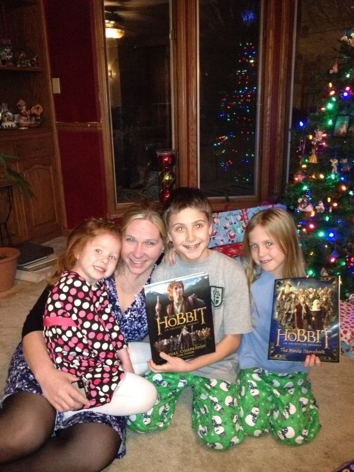 Drew, Kate and Jane last Christmas - can't wait to take another picture with them in front of the Christmas tree this year!