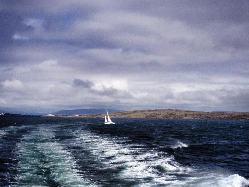 I was scared that little sailboat was going to tip over!