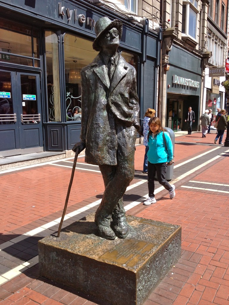 Another famous Dubliner - James Joyce, a favorite local author!