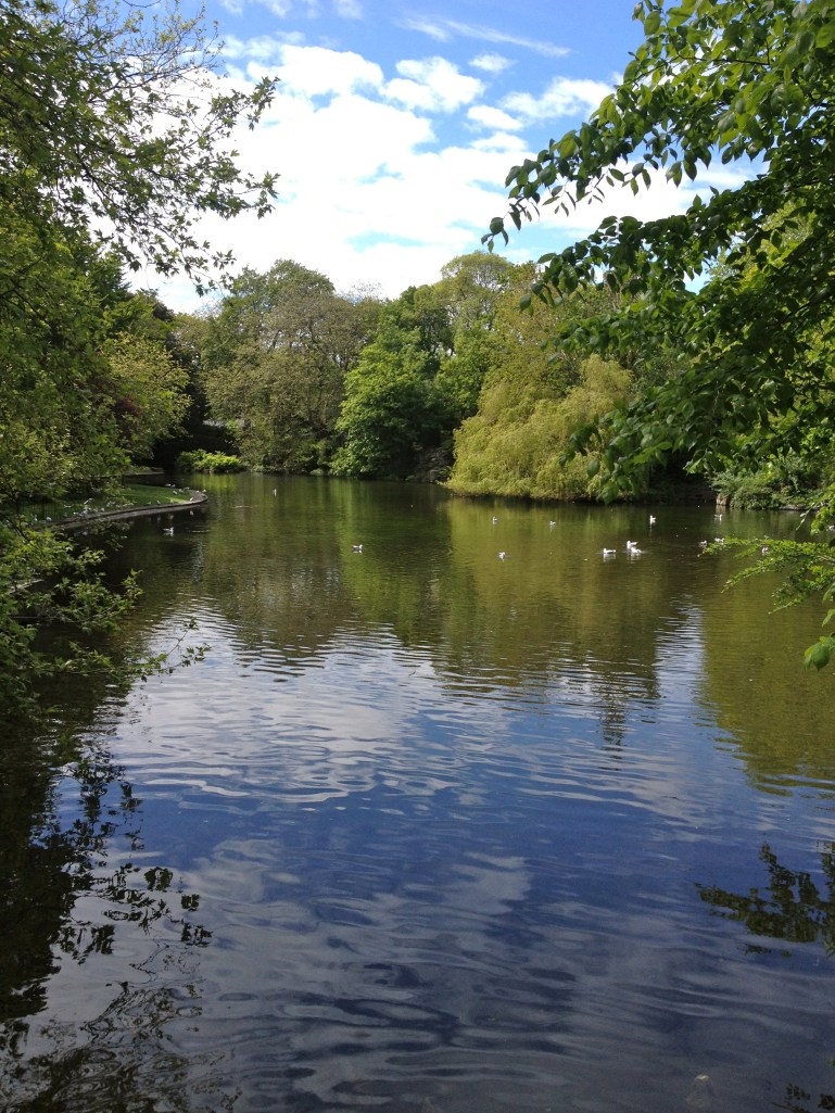 Pretty St Stephen's Green - a giant park in the middle of the city!