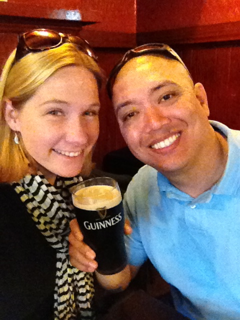 Enjoying our relaxing day!