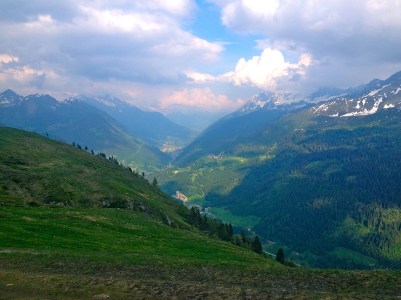 It was so pretty, and a study in contrasts! On one side was this view...