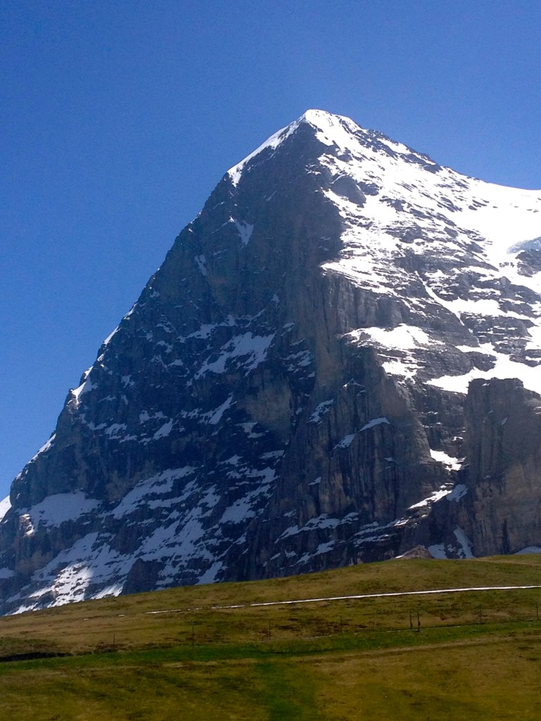 Finally - a great view of the Eiger! If you take the train, this view will be on the way down, on the right side of the train!