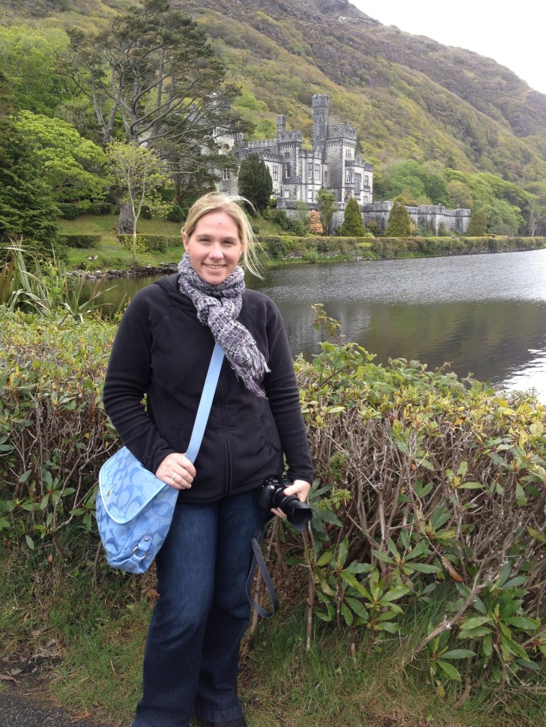 The grounds were gorgeous as well - the Abbey was surrounded by pretty mountains!