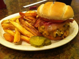 Yummy!!! I don't necessarily need the Fries - there are plenty of Pommes Frites here if I need them. Hold the fries, but definitely bring me the burger!!