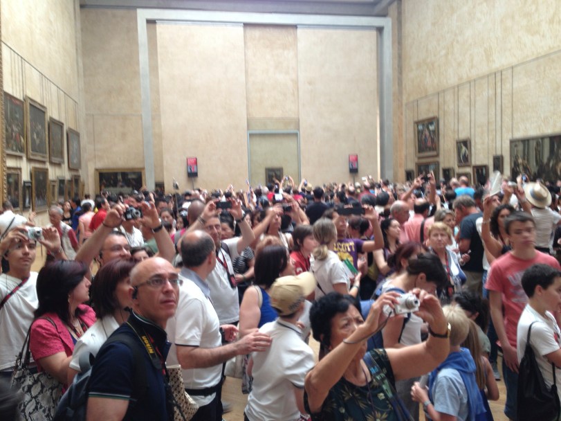 John and I needed a quiet place to relax after the craziness that was the Louvre.