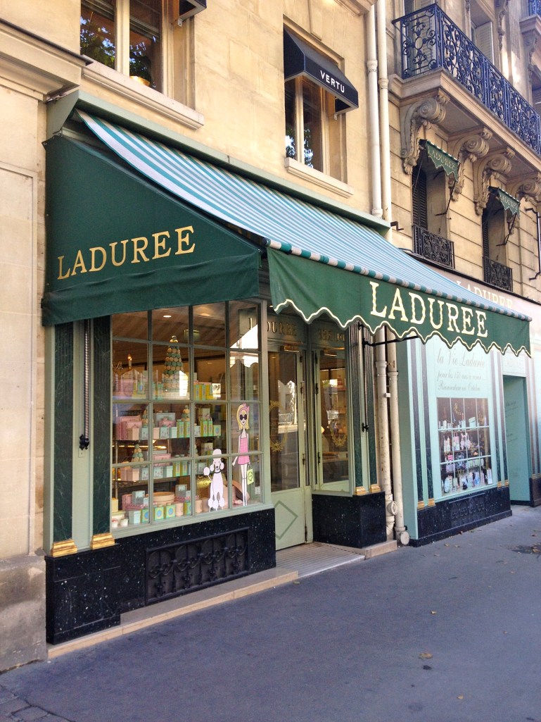 One of our first stop for some Macarons!