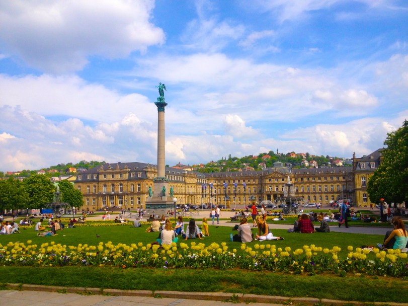 The Schlossplatz - a good place to people watch!