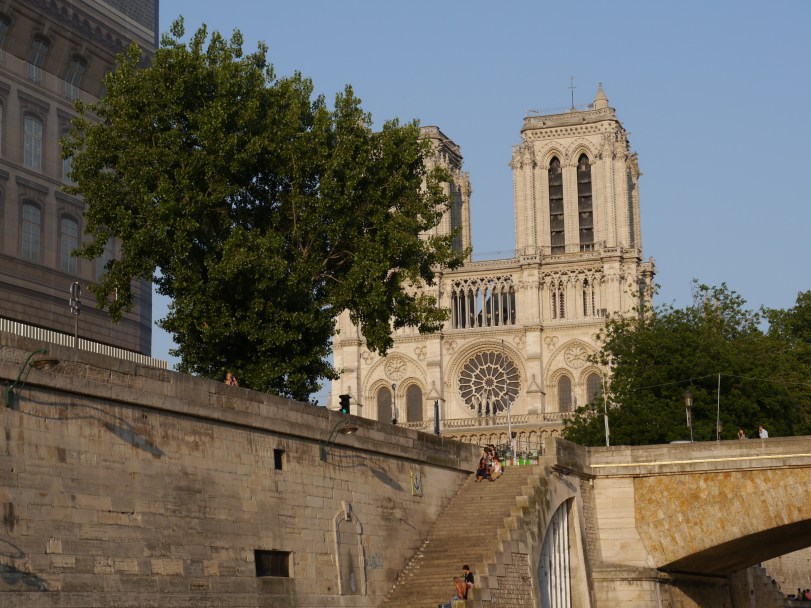 Our first view of Notre Dame!