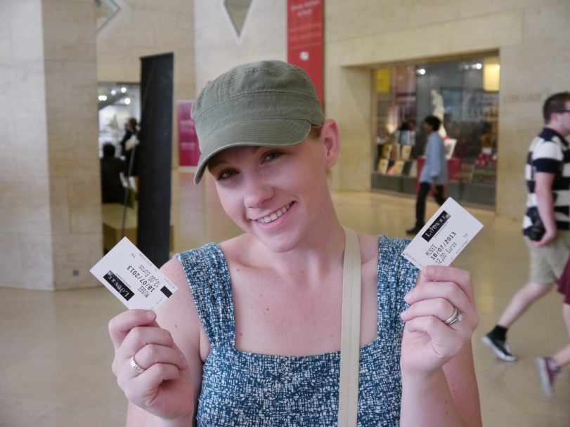 Happy to have our tickets!