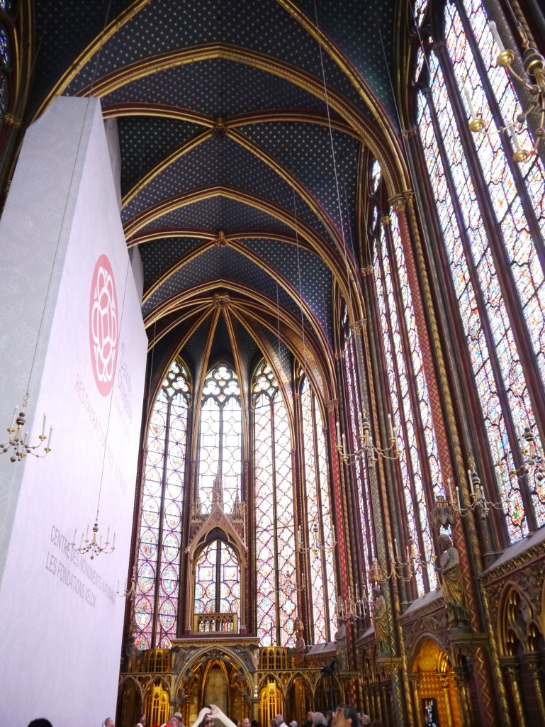 Gorgeous stained windows. It was difficult to capture the vibrancy of the window panes.