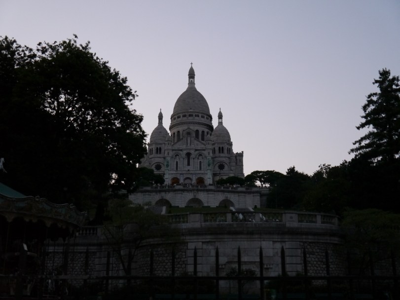 The steps in front of this Basillica were packed with people watching the street performers and enjoying the view of Paris!