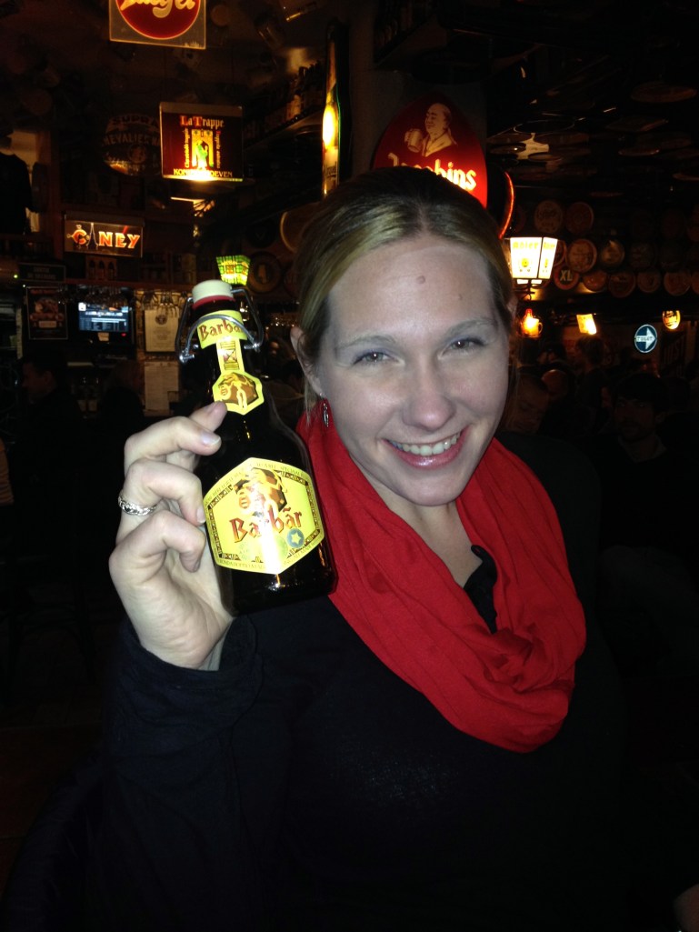 I found a Barbar beer at the Delirium!