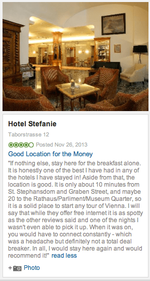 Good breakfast? That could make the difference between booking a hotel or not!