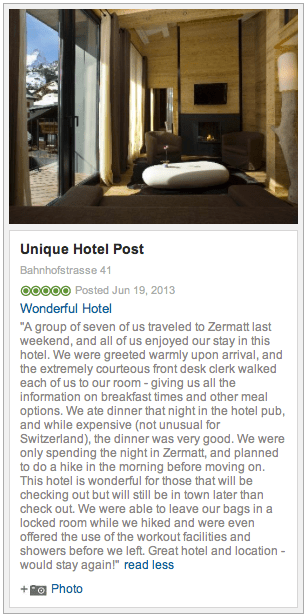 If there are special details, include those!