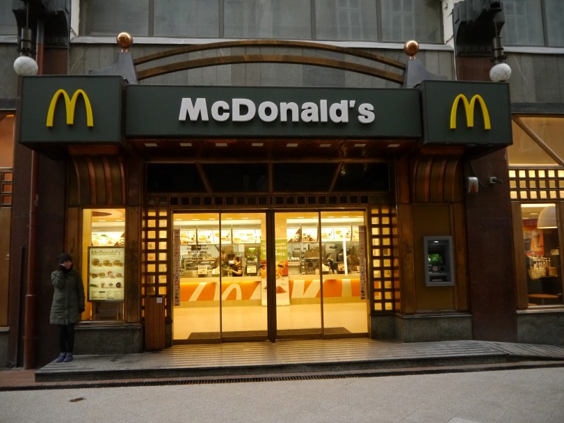 Probably one of the cleanest McDonalds we have ever been too - and surprisingly, there was nothing marking its place in history. If you didn't know before, you would have never know!