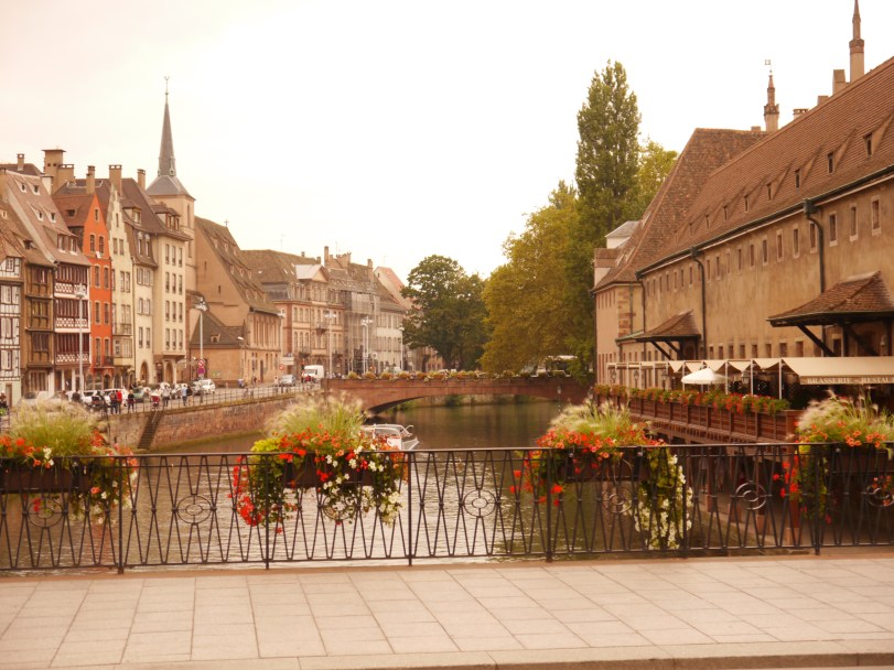 The pretty riverfront surrounding the main historic city center