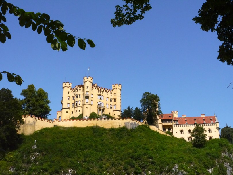 Hohenschwangau, the childhood home of Ludwig.