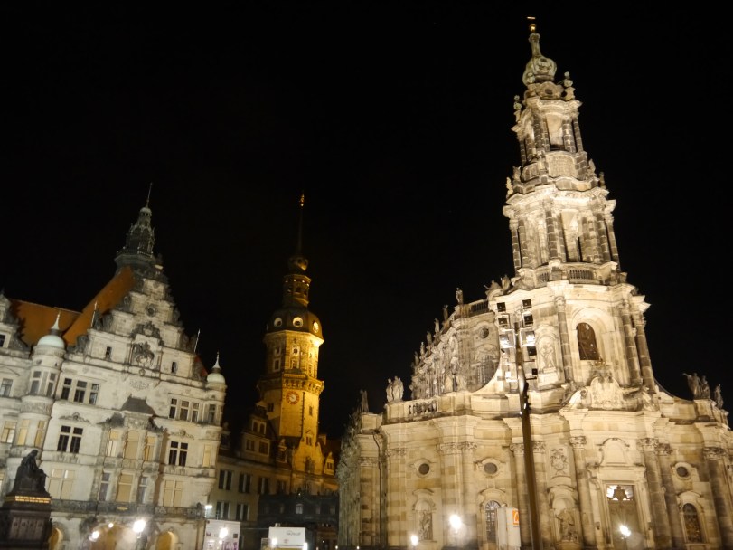 The Kreuzkirche on the right...