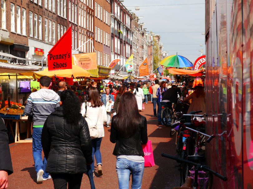 The Albert Cuypmarkt - colorful, but not much else!