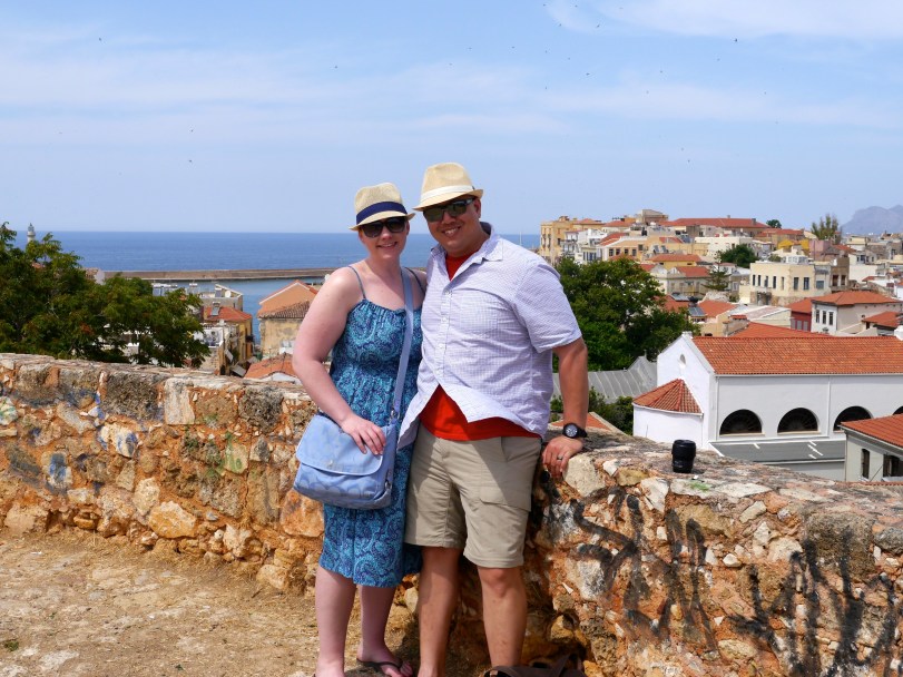 Johnny and me on the overlook.