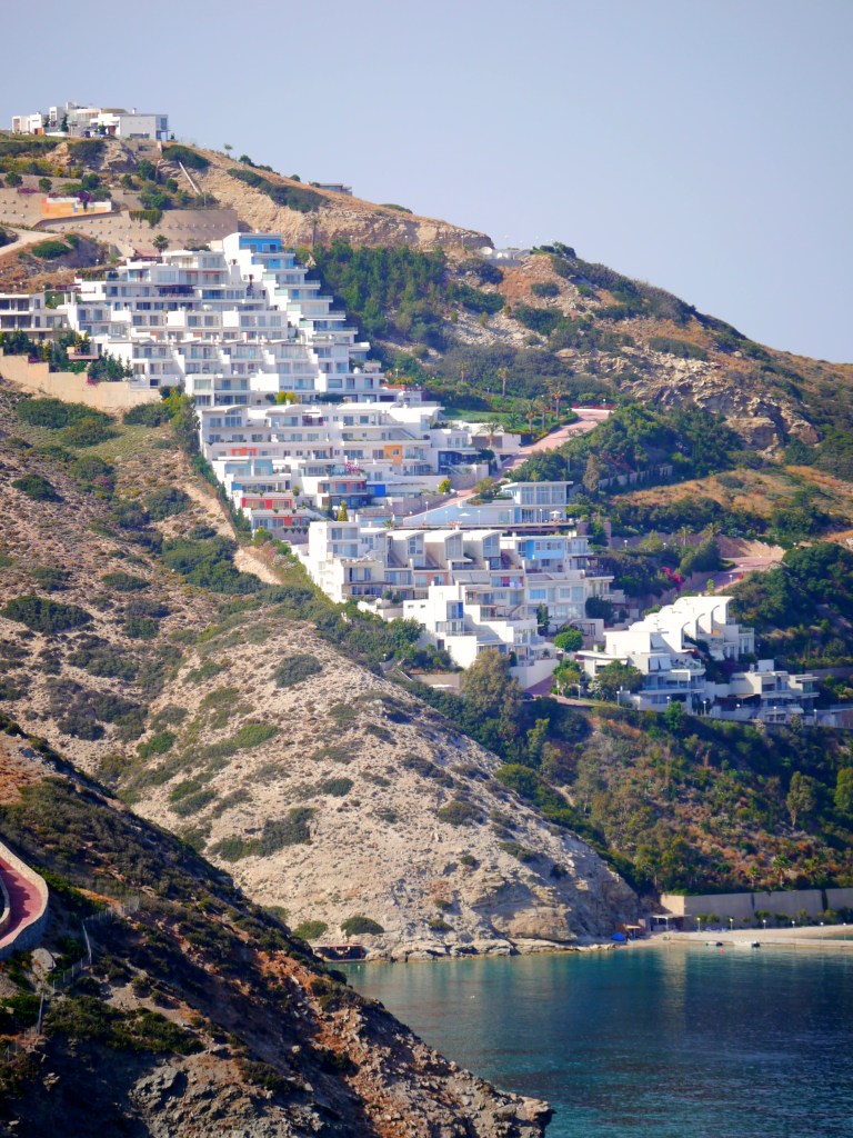 We stopped to get a picture of this town built on a hill. Too cute.
