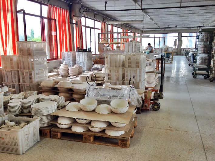 More of the workspaces on the second floor behind the main store area.