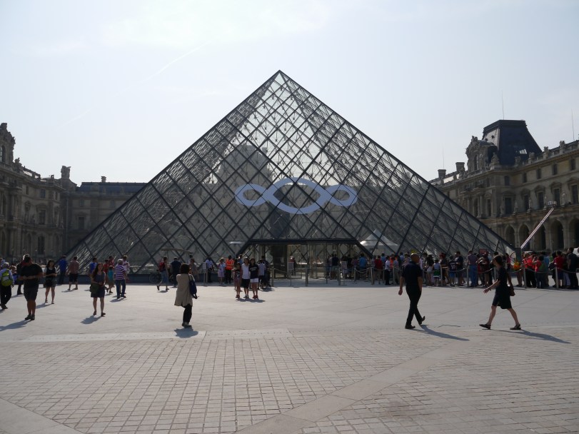 The Louvre - best enjoyed outside away from the crazy crowds!