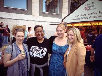 Love these girls...and the Stuttgart Wein Fest!