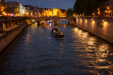 The Seine at night!