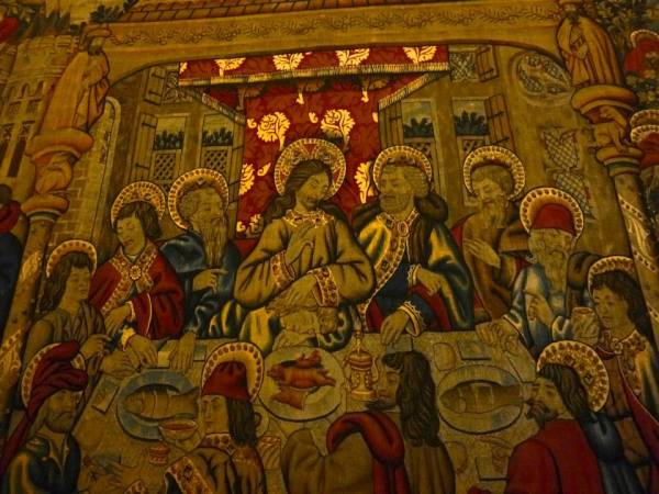 The hall of tapestries was equal amazing. How they got this much detail, I have no idea!