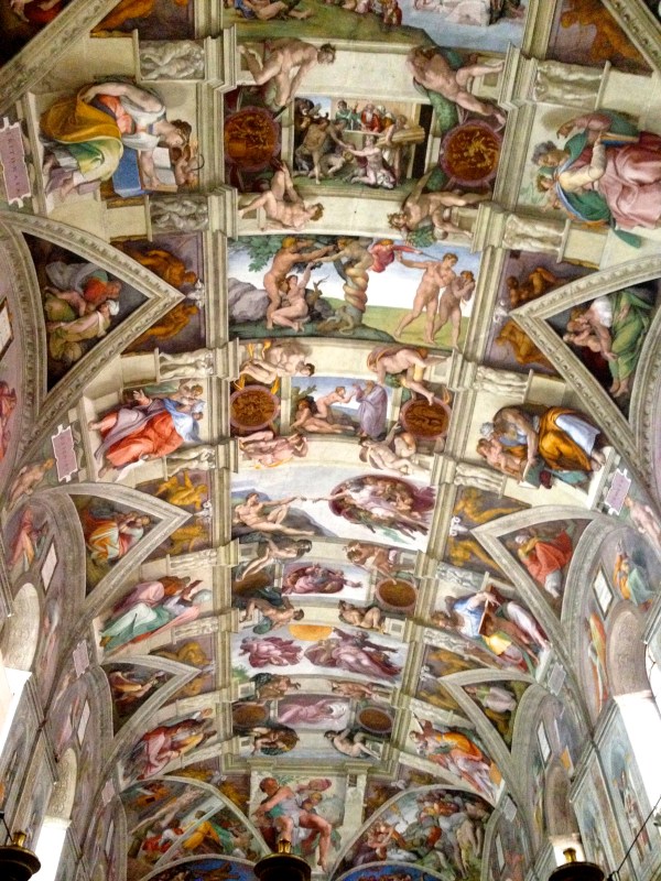 The Sistine Chapel. It was amazing to see it in person.