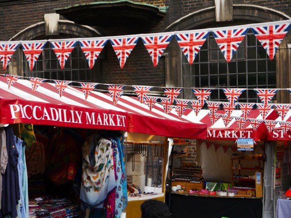 One of the many London markets - there were so many too see. Londoners love their markets!