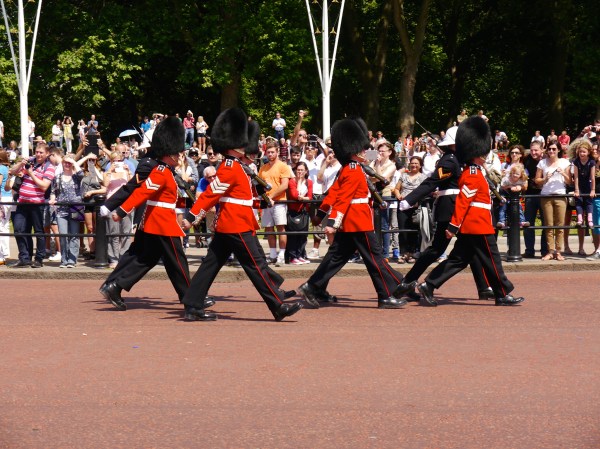 There go the Guards that have been relieved!