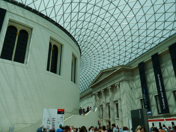 They know how to make a good entrance! All of the areas split off from this main section in the museum!