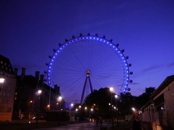 The London Eye...cool to look at, but we opted to skip a ride. Tickets are quite pricey, and unless you get good weather - it seems like a lot of money to pay for bad views. Plus, I didn't want to be in a ferris wheel for an hour!