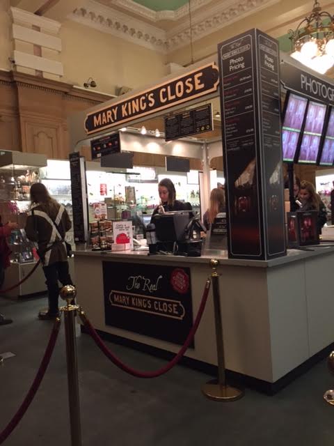 The only area we were allowed to photograph. Although a professional picture was take of us in the close. We caved and bought it.