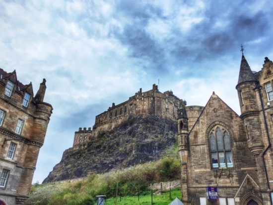 The photogenic Edinburgh Castle.