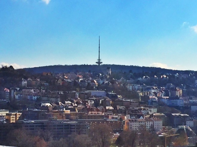 Looking toward downtown.