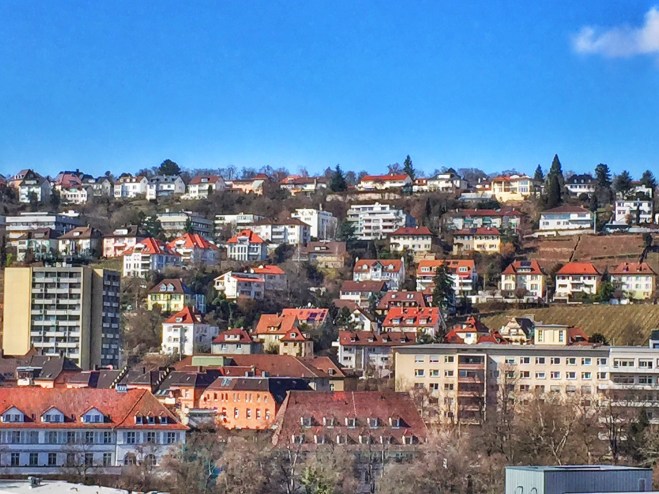 The Stuttgart hills.